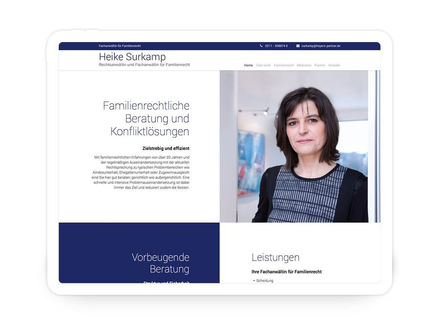 Rechtsanwltin und Fachanwltin fr Familienrecht Heike Surkamp